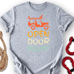 Open Door T Shirt Gift For Offroad Enthusiast