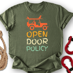 Open Door T Shirt Gift For Offroad Enthusiast