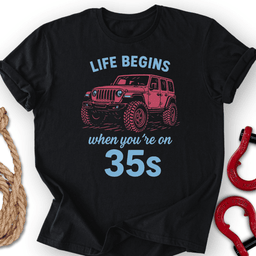 Life After 35 T Shirt Gift For Offroad Enthusiast