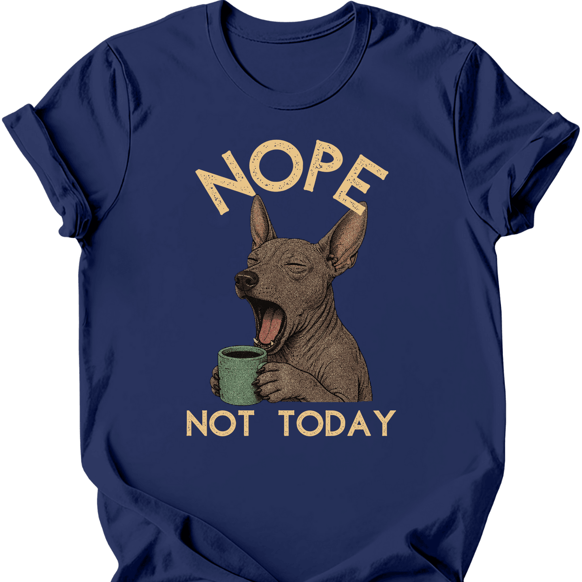 Xoloitzcuintli Not Today T Shirt Gift For Dog Lover