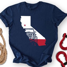 Cali State T Shirt Gift For Offroad Enthusiast