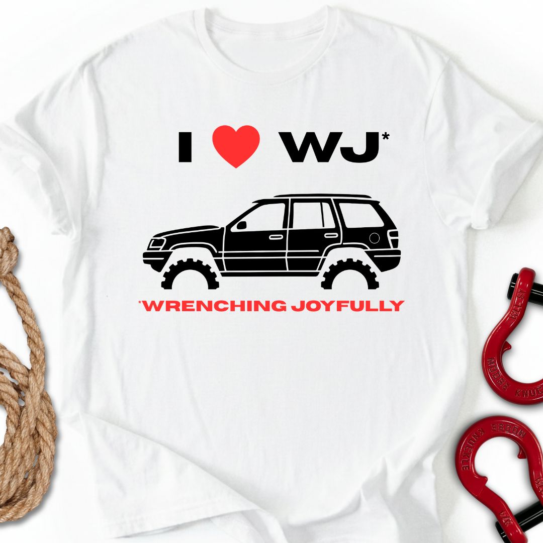 I Love Wj T Shirt Gift For Offroad Enthusiast