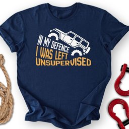 In My Defence T Shirt Gift For Offroad Enthusiast