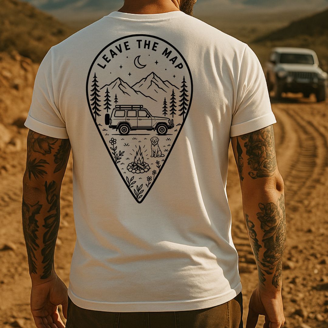 Leave The Map T Shirt Gift For Offroad Enthusiast