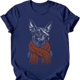 Xoloitzcuintli Winter Dog T Shirt Gift For Dog Lover