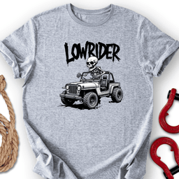 Lowrider Skeleton T Shirt Gift For Offroad Enthusiast
