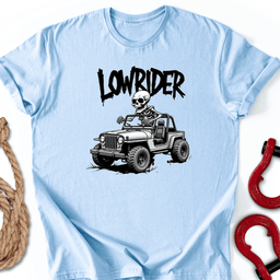Lowrider Skeleton T Shirt Gift For Offroad Enthusiast