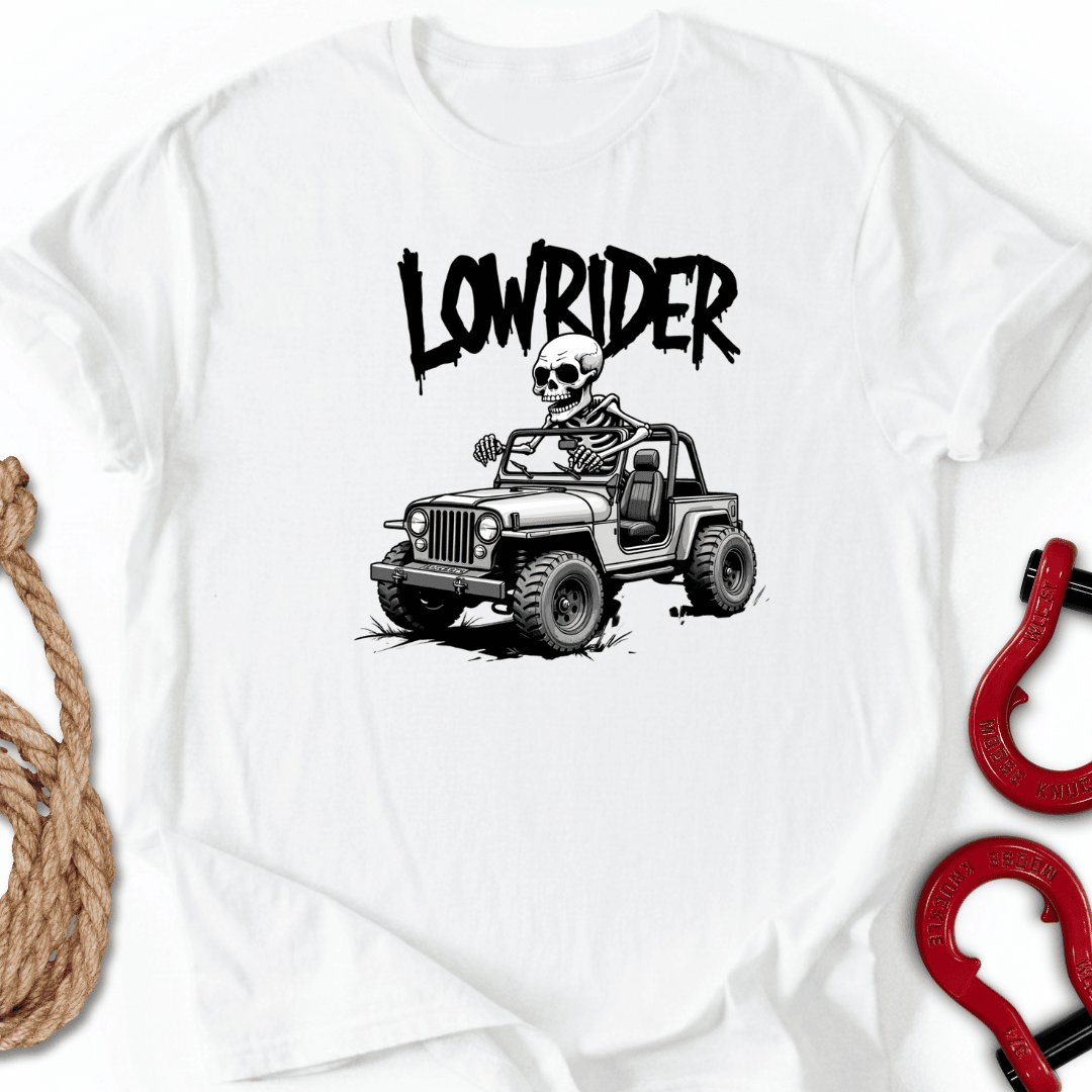 Lowrider Skeleton T Shirt Gift For Offroad Enthusiast
