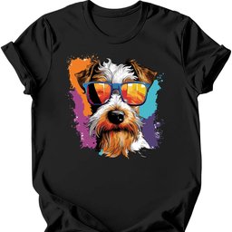 Wire Fox Terrier Top Dog T Shirt Gift For Dog Lover