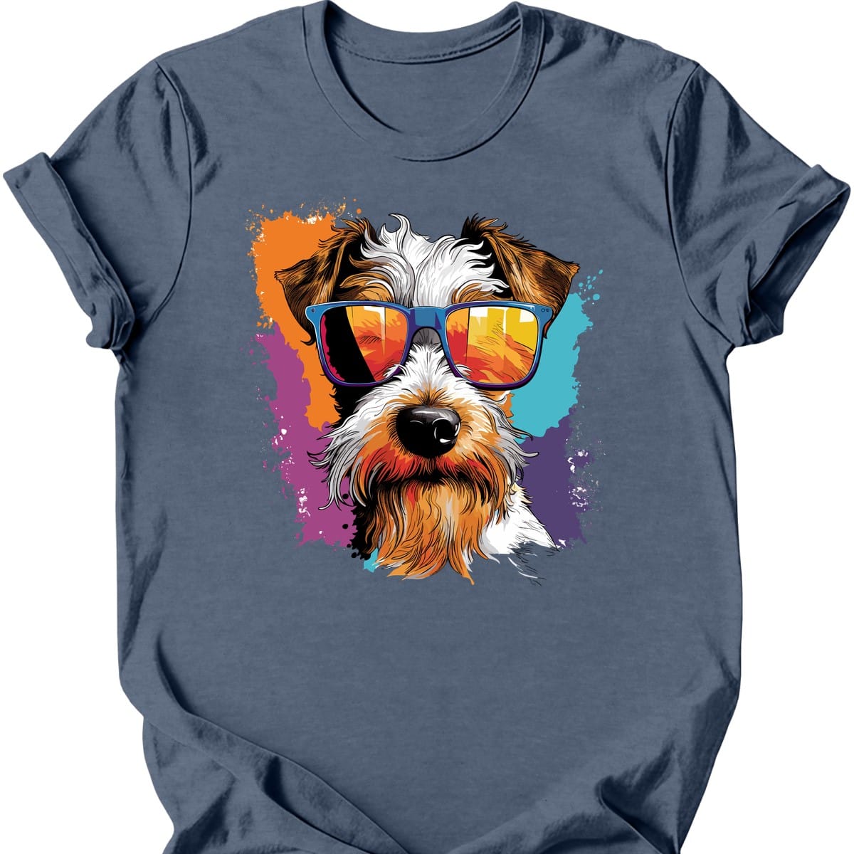 Wire Fox Terrier Top Dog T Shirt Gift For Dog Lover