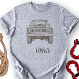 Born In 63 T Shirt Gift For Offroad Enthusiast