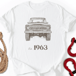 Born In 63 T Shirt Gift For Offroad Enthusiast