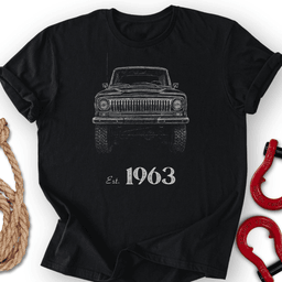Born In 63 T Shirt Gift For Offroad Enthusiast
