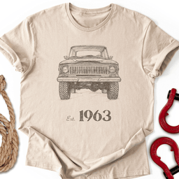Born In 63 T Shirt Gift For Offroad Enthusiast