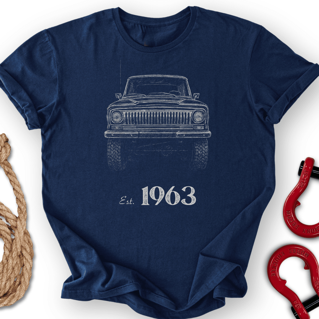 Born In 63 T Shirt Gift For Offroad Enthusiast