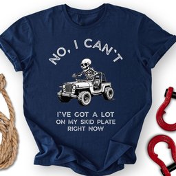 Busy Skeleton T Shirt Gift For Offroad Enthusiast