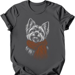 Yorkshire Terrier Winter Dog T Shirt Gift For Dog Lover