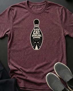 Bowling League Tee Gift For Cat Lover