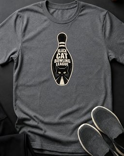 Bowling League Tee Gift For Cat Lover