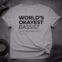 W O B T Shirt Gift For Bass Player