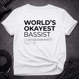 W O B T Shirt Gift For Bass Player
