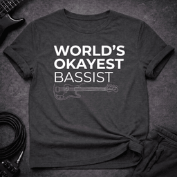 W O B T Shirt Gift For Bass Player