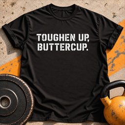 Toughen Up Buttercup T Shirt Gift For Fitness Lover