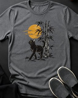 Bamboo Stroll Tee Gift For Cat Lover
