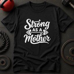 Strong As A Mother Gym T Shirt Gift For Mom