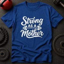 Strong As A Mother Gym T Shirt Gift For Mom