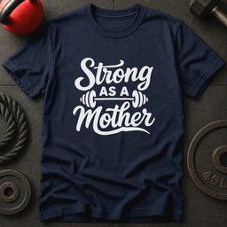 Strong As A Mother Gym T Shirt Gift For Mom