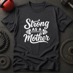 Strong As A Mother Gym T Shirt Gift For Mom