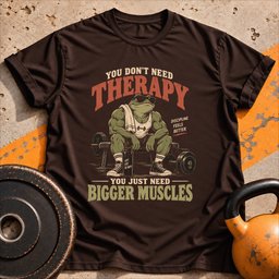 Muscle Therapy T Shirt Gift For Fitness Lover