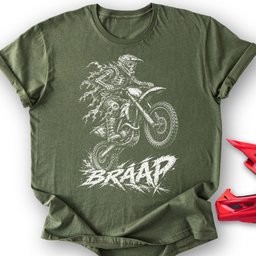 Skeleton Wheelie T Shirt Gift For Offroad Enthusiast