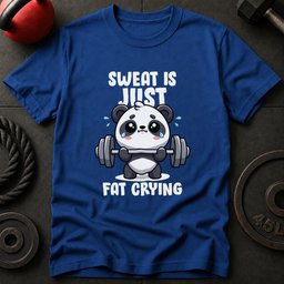 Sweat Is Just Fat Crying T Shirt Gift For Fitness Lover