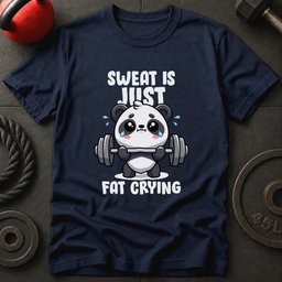 Sweat Is Just Fat Crying T Shirt Gift For Fitness Lover