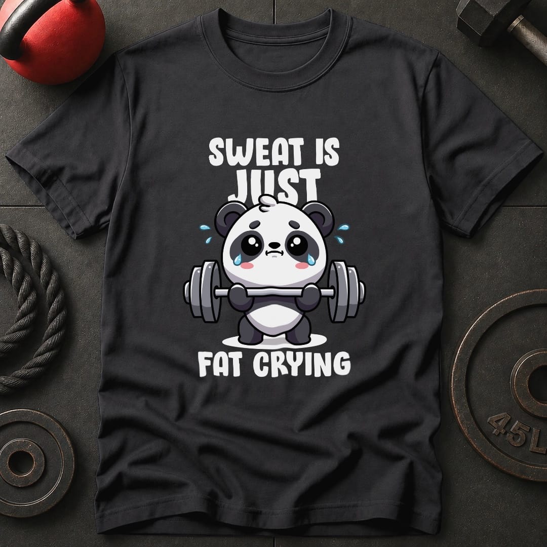 Sweat Is Just Fat Crying T Shirt Gift For Fitness Lover
