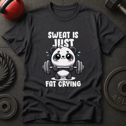 Sweat Is Just Fat Crying T Shirt Gift For Fitness Lover