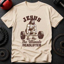 Jesus The Deadlifter T Shirt Gift For Fitness Lover