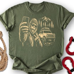 Squatch Peace T Shirt Gift For Offroad Enthusiast