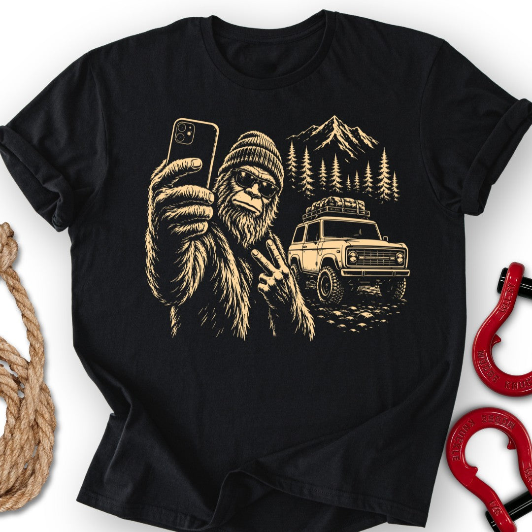 Squatch Peace T Shirt Gift For Offroad Enthusiast