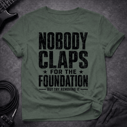 Try Removing The Foundation T Shirt Gift For Bass Player