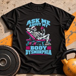 Body Dysmorphia T Shirt Gift For Fitness Lover