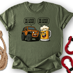 Rig Vs Beer T Shirt Gift For Offroad Enthusiast