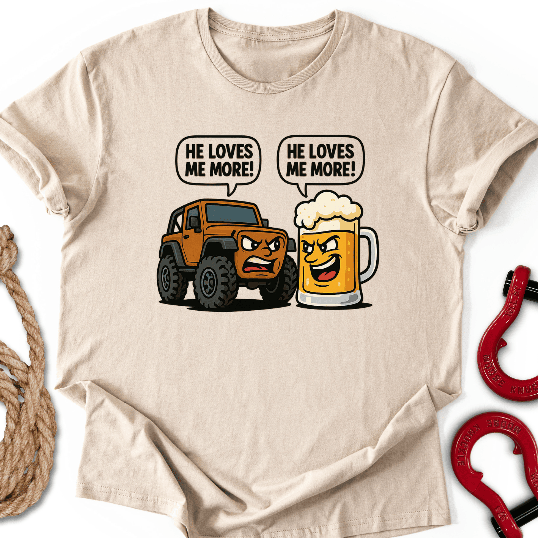 Rig Vs Beer T Shirt Gift For Offroad Enthusiast