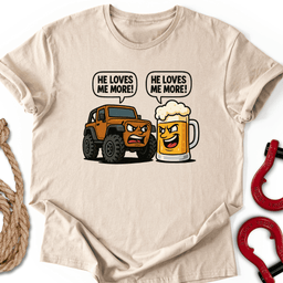 Rig Vs Beer T Shirt Gift For Offroad Enthusiast