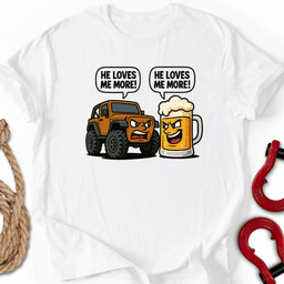 Rig Vs Beer T Shirt Gift For Offroad Enthusiast