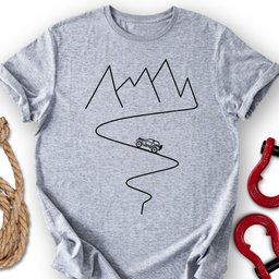 Uphill T Shirt Gift For Offroad Enthusiast