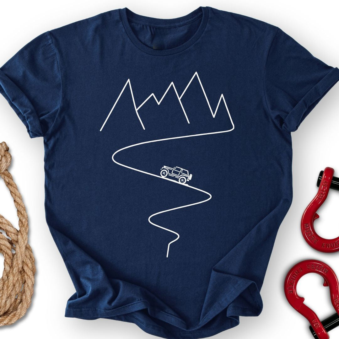 Uphill T Shirt Gift For Offroad Enthusiast