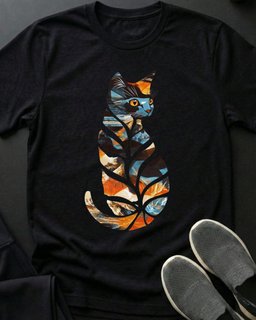 Art Kitty Tee Gift For Cat Lover